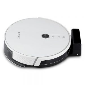 ROBOTIC VACUUM CLEANER WORKS WITH ALEXA & GOOGLE HOME (WHITE)