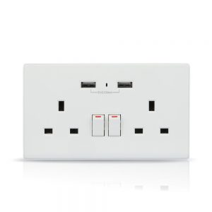 WIFI ENABLED DOUBLE SOCKET WITH 2 USB PORTS