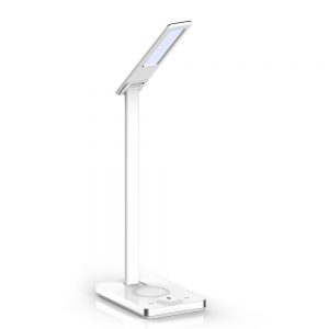 Desk lamp with wireless charger