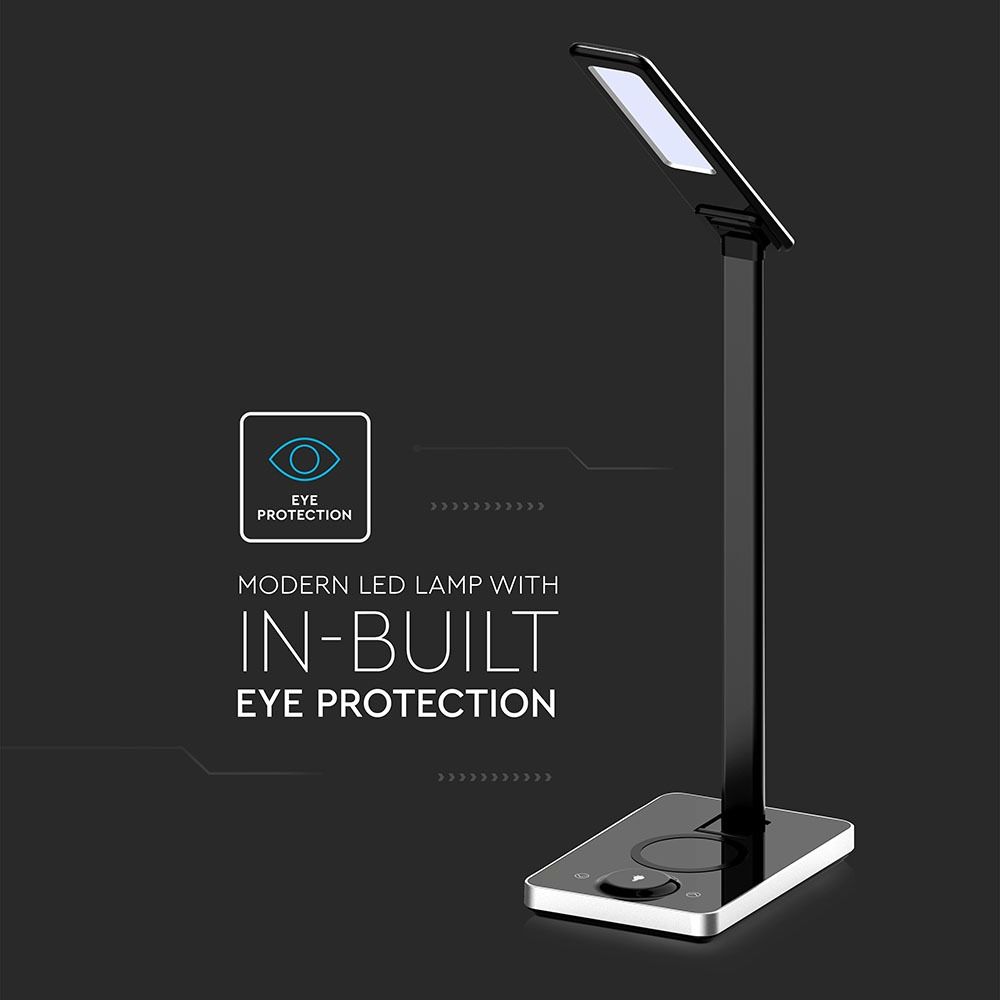 Desk lamp with eye protection feature